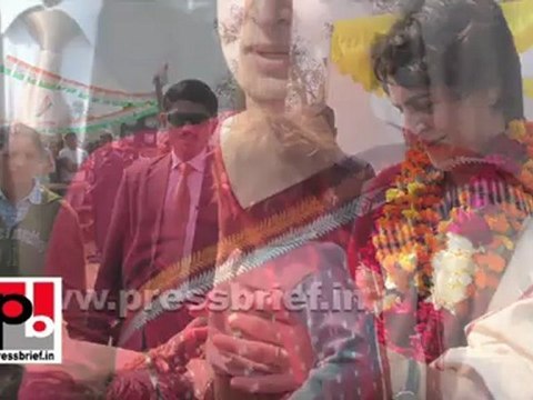 Priyanka Gandhi in Raebareli seeks support for Congress, 17th February 2012