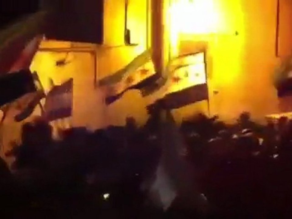 فري برس   ريف دمشق احرار مدينة زاكية مظاهرة مسائية يوم الاربعاء 15 2 2012