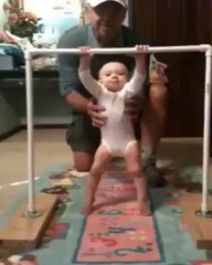 Baby Does Chin Ups