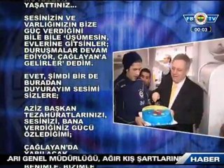 FBTV - Aziz Yıldırım Teşekkür Mektubu