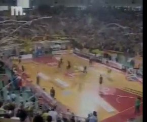 Polish Basketball Game Covered in Toilet Paper