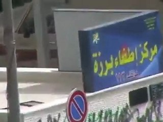 فري برس   دمشق   برزة    الجيش الاسدي والياته المزودة برشاشات 15 2 2012