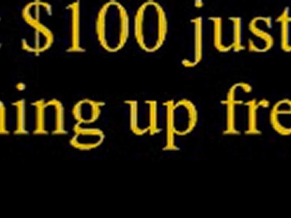 Free Money!!! $100 FREE
