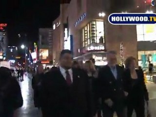 The Office Star Melora Hardin Leaves 17 Again Premiere.