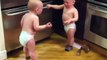Twin Baby Boys Have A Conversation