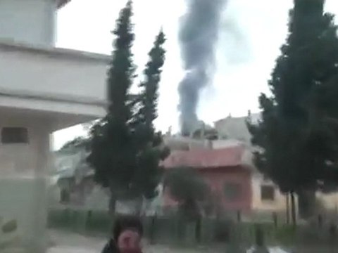 فري برس حمص باباعمرو صباح اليوم العاشر على القصف ابو صلاح 14 2 2012