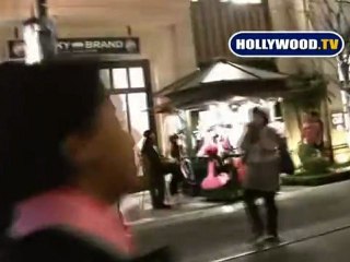 Hayden Panettiere's Dad With a Mystery Women at The Grove Friday Night