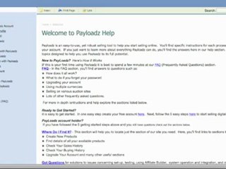 Getting Help and Support at PayLoadz