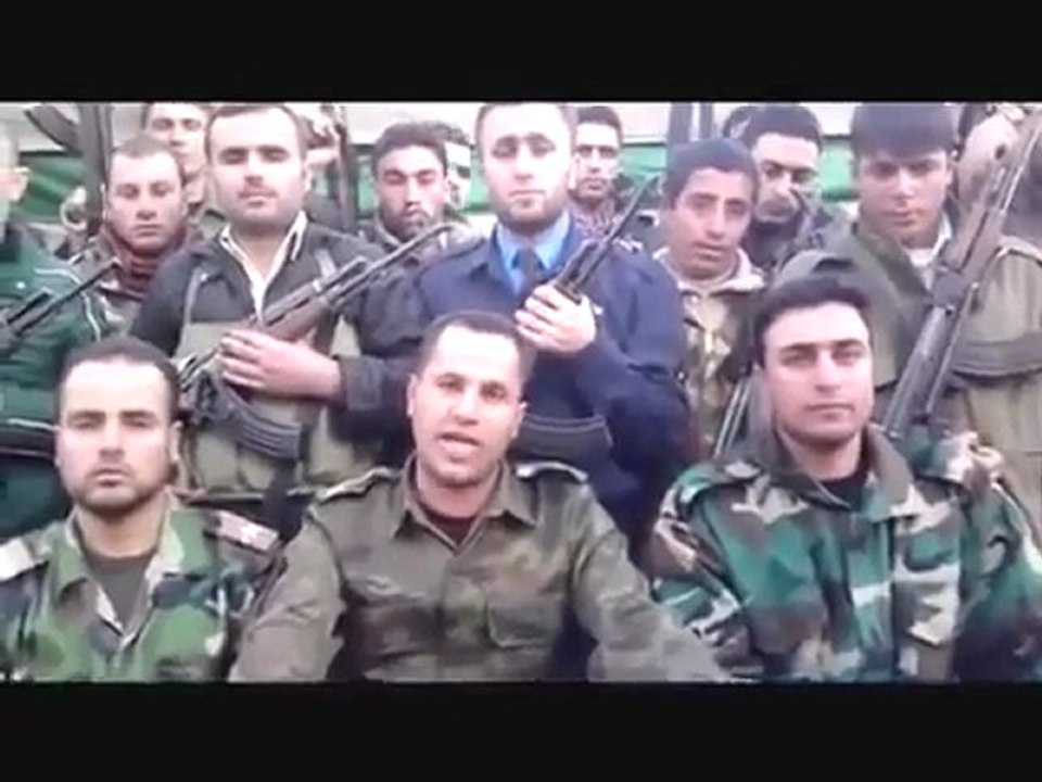 فري برس   إنشقاق ثلاث ضباط مع عدد من الجنود بجبل الزاوية 12 2 2012