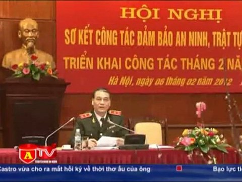 CATP Hà Nội sơ kết công tác đảm bảo an ninh trật tự tháng 1