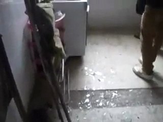 فري برس   اثار القصف على الزبداني 9 2 2012