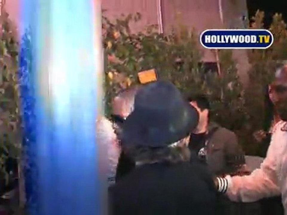 Jamie Foxx Arrives At Voyeur Nightclub