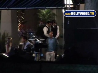 Jennifer Aniston & Adam Sandler Film at L'Hermitage