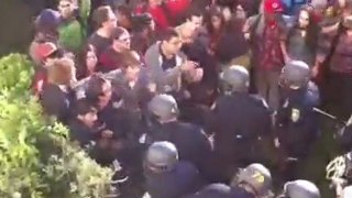COPS BEATING STUDENTS! COPS BEATING STUDENTS! COPS BEATING STUDENTS! Occupy Protest Berkeley