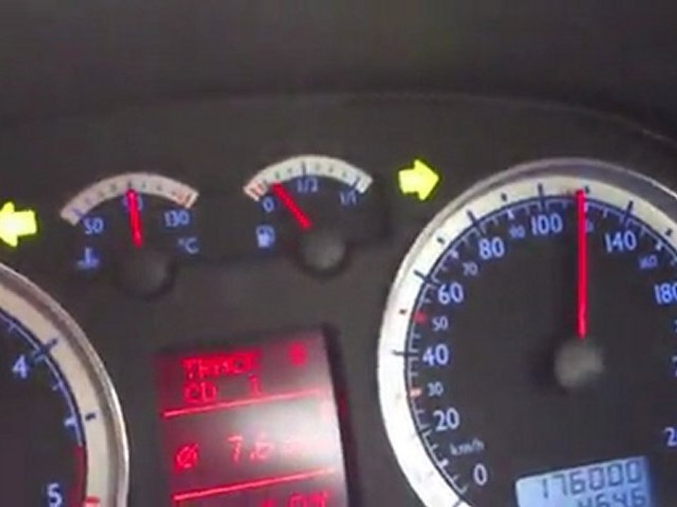 VW BORA TDI 150 4motion 0-150 km/h
