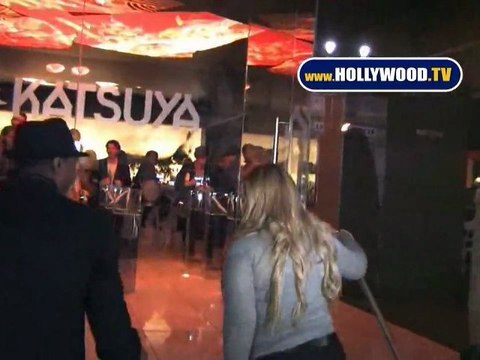 Diana Lopez Celebrity Real Estate Mogul At Katsuya Restaurant