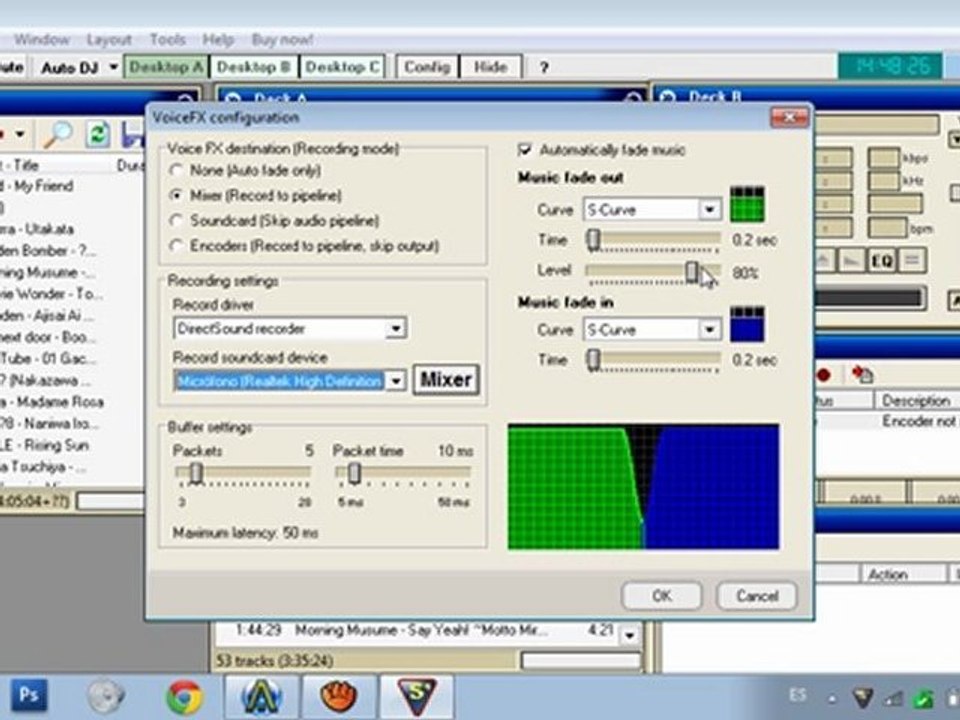 Configuracion Encoder, Mic y Core FTP