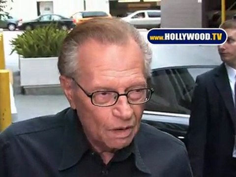 Larry King Talks To Media About Ending His Show After 25 Years