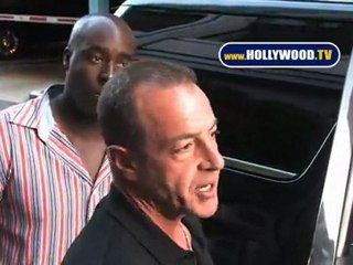Michael Lohan Talks To Media At CNN Building