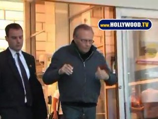 Larry King And Shawn Southwick At CNN