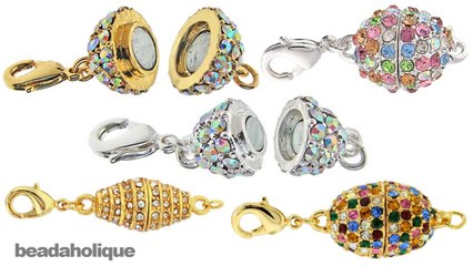 How to Use Beadelle Crystal Pave Magnetic Clasps