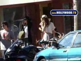 EXCLUSIVE - Lindsay Lohan and family out and about in Venice