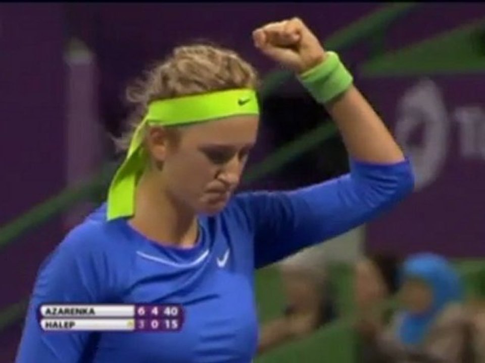 Doha - Azarenka fertigt Halep ab