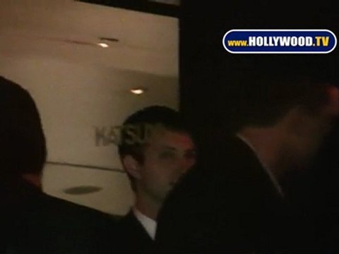 Celebrities At Katsuya In Hollywood