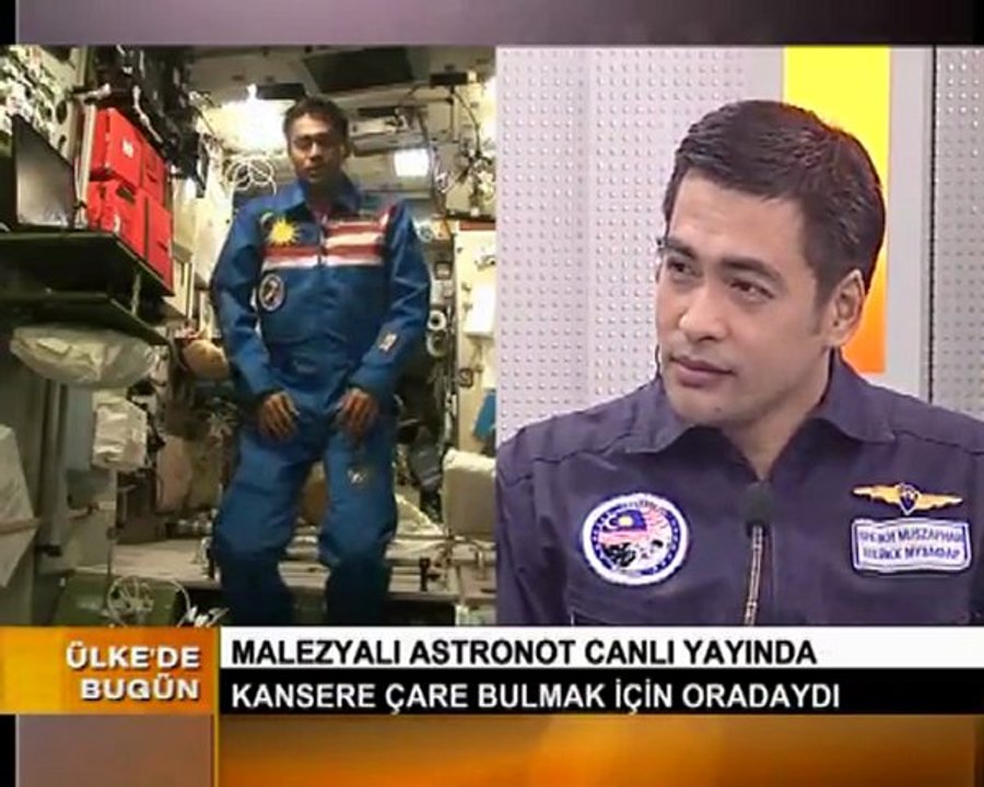 Malezyalı astronot-ülke tv'de