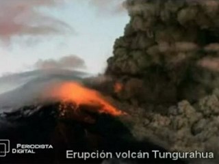 Periodista Digital conexión telefónica Zona de erupción del volcán Tungurahua-Ecuador