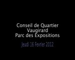 Conseil de Quartier Vaugirard/Parc des Expositions du 16/02/12