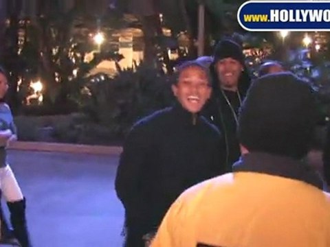 EXCLUSIVE: Lil' Romeo Spotted At Staples Center