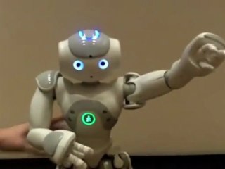 Humanoid robot with bit of sense humor