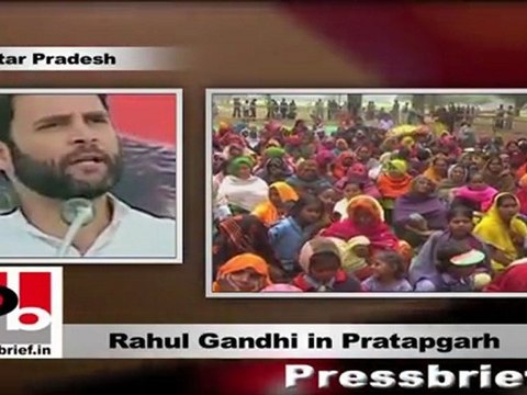 Rahul Gandhi in Pratapgarh questions Mulayam Singh Yadav’s stance on reservation
