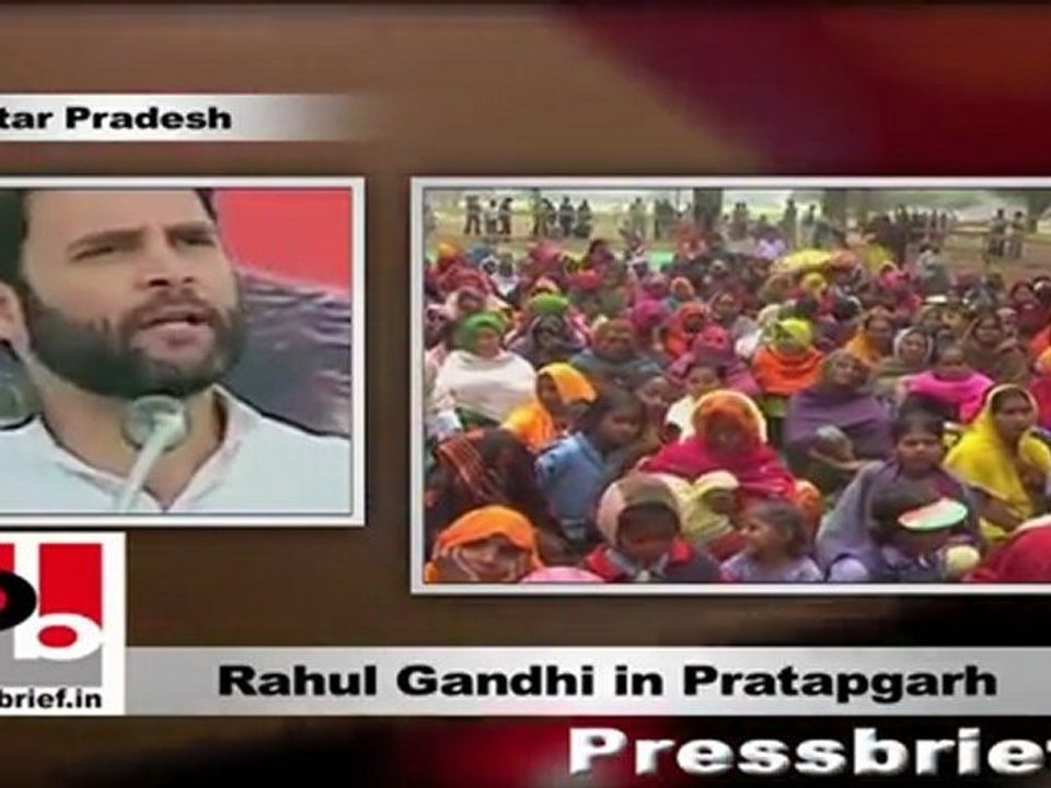 Rahul Gandhi in Pratapgarh questions Mulayam Singh Yadav’s stance on reservation