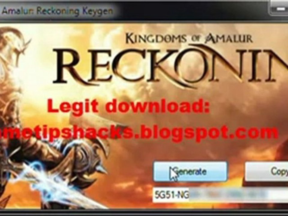 Kingdoms of Amalur Reckoning Keygen ® 2016 , 2017 ® Codes Update