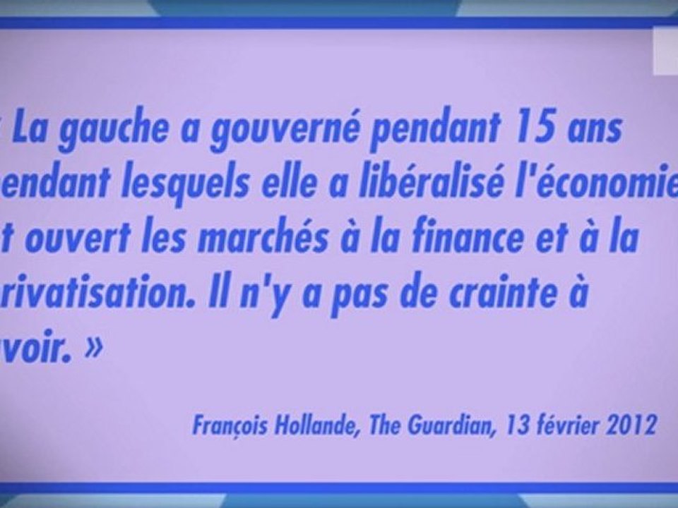KIKADIKOI : les revirements financiers de François Hollande