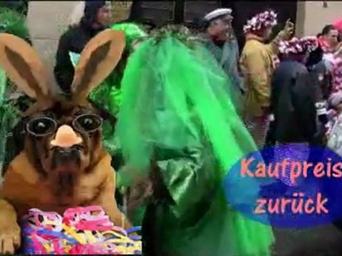 Karneval 2012 Bei Regen Kaufpreis zurück, Wetter