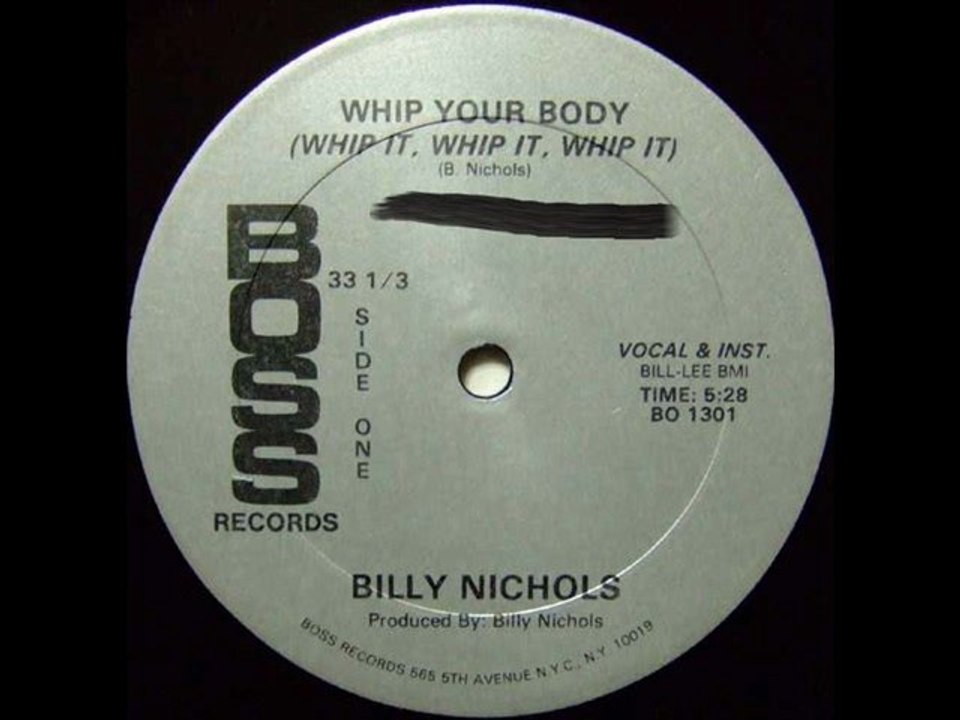 BILLY NICHOLS - whip your body (whip it)    "the funk collection"