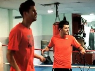 David Villa se met à la boxe