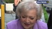 Betty White Signs Autographs At CNN Building