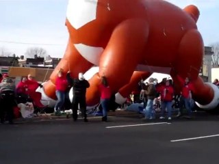Christmas parade fail