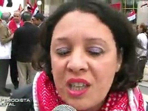 PD centenares de sirios piden a la comunidad internacional parar masacre en su país