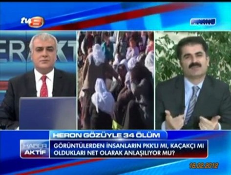 Hüseyin Aygün TV8'de Heron görüntülerini anlattı