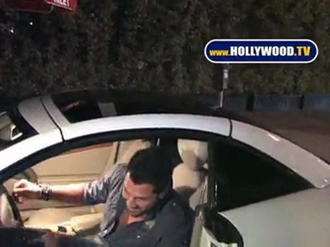 Maksim Chmerkovskiy Leaves Beso Restaurant In Hollywood