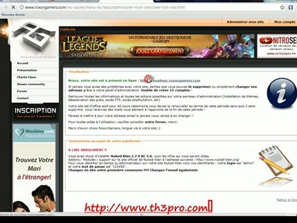 كيف تحصل على موقع مجاني  يتوفر على خدمات عدة