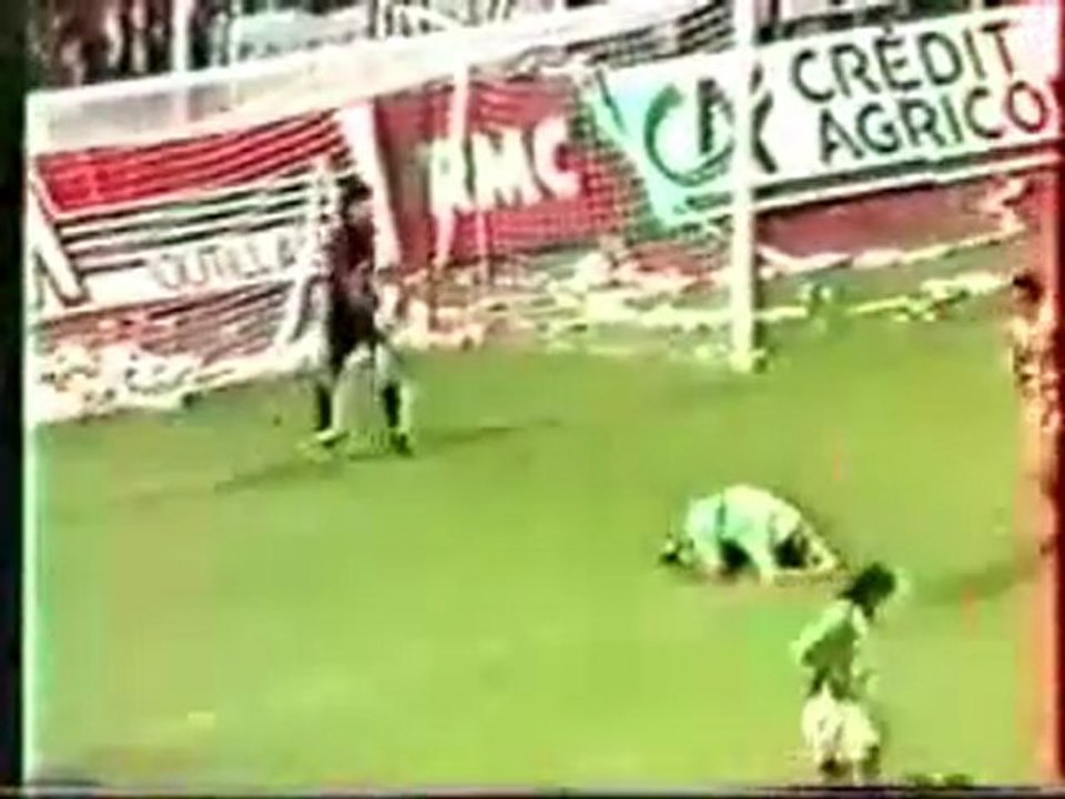 AS  ST ETIENNE  0-1  OLYMPIQUE LYONNAIS $$$ 1990 $$$