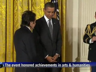 Al Pacino wears Angelo Galasso suit at National Medal of Arts ceremony in White House