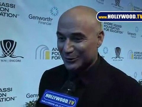 Andre Agassi Talks To HOLLYWOOD.TV At Wynn Hotel In Las Vegas