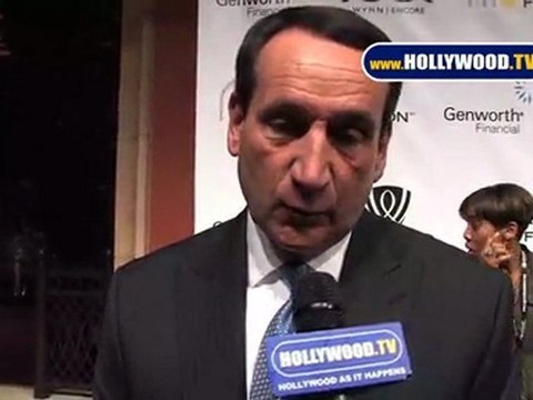 Mike Krzyzewshi At The Andre Agassi Foundation For Education Event